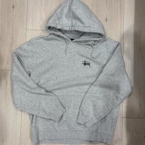 Gray Stussy Hoodie